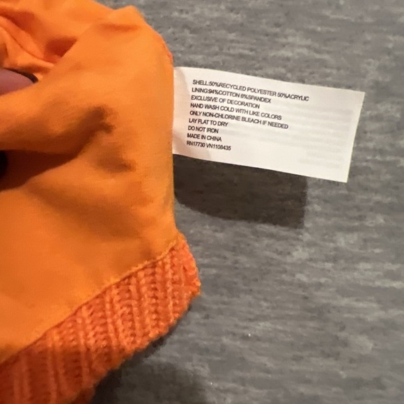 Cat & Jack Baby Halloween Pumpkin‎ Hat Stretch & Spider Web Hair Clips Bows New - Picture 7 of 13